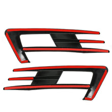 Load image into Gallery viewer, Pair Car Front Wind Knife Car Bumper Fog Light Grille Cover Trim Gloss Black For 2014-2017 Volkswagen Golf 7 MK7 Golf 7
