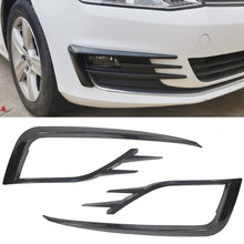 Load image into Gallery viewer, 2Pcs Car Front Bumper Fog Light Grille Wind Knife Cover Trim Custom Kit For VW Golf 7.5 MK7.5 2018 - 2020
