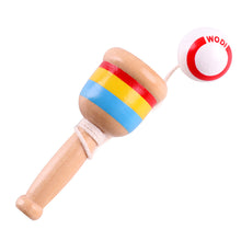 Load image into Gallery viewer, Wooden Skills Cup Throw and Catch Ball Traditional Game for Kids Hand Eye Coordination Educational Game Exercise The Brain
