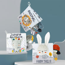 Load image into Gallery viewer, Soft Baby Books 3D Touch Feel High Contrast Cloth Book Sensory Early Learning Stroller Toys for Infant Toddler Toy 0-12 Months
