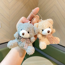 Load image into Gallery viewer, 11cm Cute Bear Plush Toys Stuffed Blush Bear Toys Bag Car Key Pendant Kids Girls Toy Birthday Gifts Mini Animal Plush Doll Keychain Pendant
