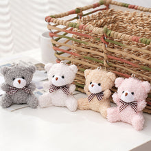 Load image into Gallery viewer, 11cm Cute Bear Plush Toys Stuffed Blush Bear Toys Bag Car Key Pendant Kids Girls Toy Birthday Gifts Mini Animal Plush Doll Keychain Pendant

