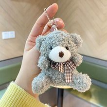Load image into Gallery viewer, 11cm Cute Bear Plush Toys Stuffed Blush Bear Toys Bag Car Key Pendant Kids Girls Toy Birthday Gifts Mini Animal Plush Doll Keychain Pendant
