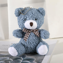 Load image into Gallery viewer, 11cm Cute Bear Plush Toys Stuffed Blush Bear Toys Bag Car Key Pendant Kids Girls Toy Birthday Gifts Mini Animal Plush Doll Keychain Pendant

