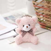 Load image into Gallery viewer, 11cm Cute Bear Plush Toys Stuffed Blush Bear Toys Bag Car Key Pendant Kids Girls Toy Birthday Gifts Mini Animal Plush Doll Keychain Pendant
