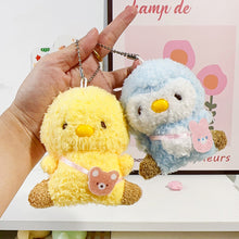 Load image into Gallery viewer, 1PC Cartoon Mini Animal Little Bear Rabbit Chicken Stuffed Plush Toy Plush Animal Keychain Decorate Birthday Gift For Girls Children
