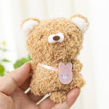 Load image into Gallery viewer, 1PC Cartoon Mini Animal Little Bear Rabbit Chicken Stuffed Plush Toy Plush Animal Keychain Decorate Birthday Gift For Girls Children
