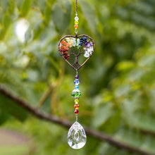 Load image into Gallery viewer, 1Pc Dreamcatcher Suncatcher Crystal Prism Ball Gold Moon Star Rainbow Sun Catcher Indoor Window Car Hanging Garden Decoration Gift
