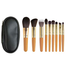 Load image into Gallery viewer, 9pcs/set Mini Portable Makeup Brushes Skin Friendly Soft Eye Shadow Blusher Brush Makeup Brushes Set Makeup Tools
