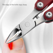 Load image into Gallery viewer, Folding Stainless Steel Nail Clipper Portable Durable Exfoliating Embedded Nails Nail Clipper Eagle Nose Pliers Manicure Tool
