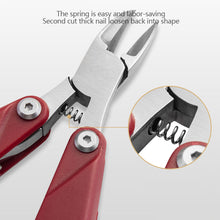 Load image into Gallery viewer, Folding Stainless Steel Nail Clipper Portable Durable Exfoliating Embedded Nails Nail Clipper Eagle Nose Pliers Manicure Tool
