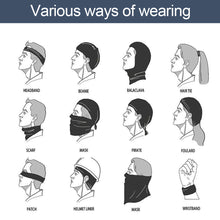 Load image into Gallery viewer, 1PC Outdoor Camo Riding Head Cover Sunscreen Moisture Absorption Breathable Fitness Sports Pirate Hat Riding Hood Baseball Headband
