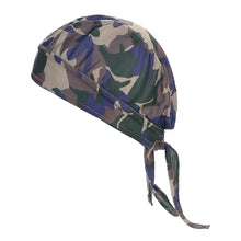 Load image into Gallery viewer, 1PC Outdoor Camo Riding Head Cover Sunscreen Moisture Absorption Breathable Fitness Sports Pirate Hat Riding Hood Baseball Headband
