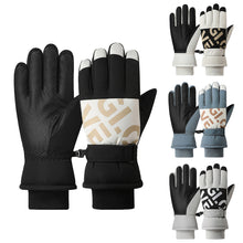 Load image into Gallery viewer, 1 Pair Winter Warm Couple Ski Gloves Waterproof Touch Screen Sports Gloves For Outdoor Riding Warm Equipment

