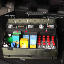 Load image into Gallery viewer, Car Trunk Storage Box Oxford Cloth Foldable Car Organize Box Multi-Function Large Capacity Car Rear Containing Package
