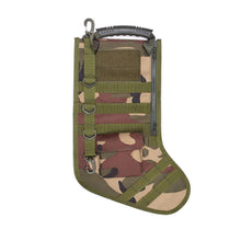 Load image into Gallery viewer, Outdoor Multifunctional Tactical Christmas Socks MOLLE Military Bag EDC Accessories Package Holiday Dress Storage Hanging Bag
