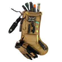 Load image into Gallery viewer, Outdoor Multifunctional Tactical Christmas Socks MOLLE Military Bag EDC Accessories Package Holiday Dress Storage Hanging Bag
