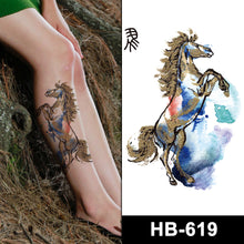 Load image into Gallery viewer, Twelve Zodiac Colorful Cartoon Tattoos Sticker Simulated Tattoos Sticker Creative Animal Women Men Tattoo Stickers

