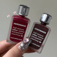 Load image into Gallery viewer, Water-light Mirror Lip Glaze Moisturizing Long-lasting Lipstick Lip Gloss Lips Makeup Cosmetic Moisturizing Mirror Lip Gloss
