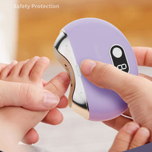 Load image into Gallery viewer, Anti-Splash Safe Nail Machine Automatic Electric Nail Clipper Trimmer Nail Scissors Manicure Machine Adult Children Nails Drill
