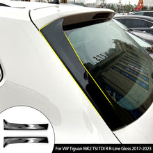 Load image into Gallery viewer, 2Pcs Car Rear Window Spoiler Splitter Rear Trunk Window Tail Wing Body For VW Tiguan MK2 TSI TDI R R-Line Gloss 2017-2023
