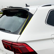 Load image into Gallery viewer, 2Pcs Rear Window Spoiler Side Wing Cover Trim For VW Tiguan R-Line 2017-2022 Glossy Black Carbon Fiber
