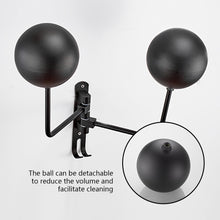 Load image into Gallery viewer, Motorcycle Helmet Wall Mount Rack with Double Hook 180 Rotation Helmets Display Holder Helmet/Jacket Hanger Bike Helmet Holder
