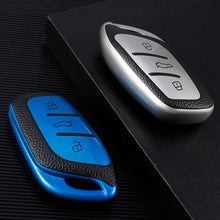 Load image into Gallery viewer, Car Smart Key Cover Case Holder Bag Keychain Fob Protector Cover TPU Leather for Roewe RX5 I5 I6 RX3 RX8 ERX5 for MG ZS EV MG6 EZS
