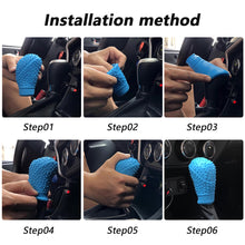 Load image into Gallery viewer, Universal Car Manual Non-Slip Silicone Gear Shift Knob Cover Gear Shift Collars Protective Covers Sleeve Auto Interior Accessories
