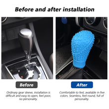 Load image into Gallery viewer, Universal Car Manual Non-Slip Silicone Gear Shift Knob Cover Gear Shift Collars Protective Covers Sleeve Auto Interior Accessories
