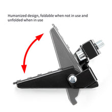 Load image into Gallery viewer, Universal 2Pcs Motorcycle Parts Retro Motorbike Clamp-on Steel Foldable Foot Step Pegs MTB BMX Bike Folding Pedal Footrest Footpeg
