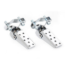 Load image into Gallery viewer, Universal 2Pcs Motorcycle Parts Retro Motorbike Clamp-on Steel Foldable Foot Step Pegs MTB BMX Bike Folding Pedal Footrest Footpeg
