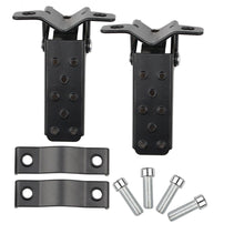 Load image into Gallery viewer, Universal 2Pcs Motorcycle Parts Retro Motorbike Clamp-on Steel Foldable Foot Step Pegs MTB BMX Bike Folding Pedal Footrest Footpeg

