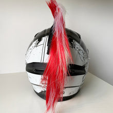 Load image into Gallery viewer, Motorcycle Mohawk Helmet Wig Sticker Helmet Decorations Wigs Cockscomb Motocross Full Face Off Road Helmet Decoration Hair Paste
