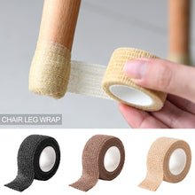 Load image into Gallery viewer, 2.5cm*4.5m/roll Self Adhesive Chair Leg Cover Table Leg Wrap Anti-slip Stool Legs Protection Pad Furniture Foot Silent Mat
