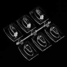 Load image into Gallery viewer, 6pcs/set Wall Transparent Removable Hook Strong Cable Clamp Adhesive Key Hook Rack Bathroom Kitchen Towel Hanger
