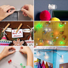 Load image into Gallery viewer, 6pcs/set Wall Transparent Removable Hook Strong Cable Clamp Adhesive Key Hook Rack Bathroom Kitchen Towel Hanger
