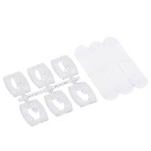 Load image into Gallery viewer, 6pcs/set Wall Transparent Removable Hook Strong Cable Clamp Adhesive Key Hook Rack Bathroom Kitchen Towel Hanger
