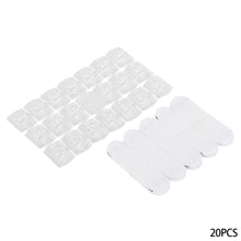 Load image into Gallery viewer, 20pcs/set Mini Wall Transparent Removable Hook Strong Cable Clamp Adhesive Key Hook Rack Bathroom Kitchen Towel Hanger
