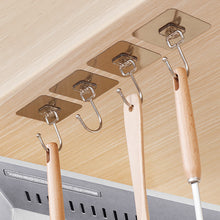 Load image into Gallery viewer, 5pcs/set Upgrade Larger Hooks Self Adhesive Wall Hooks Puch Free Nail Free Stainless Steel Hook Wall Coat Hooks Heavy Duty Hooks
