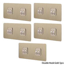 Load image into Gallery viewer, 5pcs Wall Hook for Storage Rack Replacement Self Adhesive Hooks No Drill Hanger Hook Organizer Puch Free Shelf Hooks

