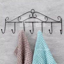 Load image into Gallery viewer, 5pcs Wall Hook for Storage Rack Replacement Self Adhesive Hooks No Drill Hanger Hook Organizer Puch Free Shelf Hooks
