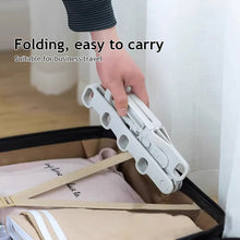 Load image into Gallery viewer, Folding Clothes Rack Hooks Foldable Hanging Hooks with 5 Holes Outdoor Camping Travel Hotel Apartment Bathroom Rack Hook Student Room Hooks
