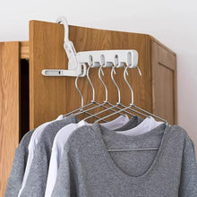 Load image into Gallery viewer, Folding Clothes Rack Hooks Foldable Hanging Hooks with 5 Holes Outdoor Camping Travel Hotel Apartment Bathroom Rack Hook Student Room Hooks
