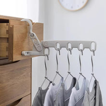 Load image into Gallery viewer, Folding Clothes Rack Hooks Foldable Hanging Hooks with 5 Holes Outdoor Camping Travel Hotel Apartment Bathroom Rack Hook Student Room Hooks
