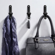 Load image into Gallery viewer, Aluminum Alloy Coat Clothes Hanger Wall Door Hanging Hook Key Holder Hat Scarf Handbag Storage Hanger Bathroom Rack Home Hardware

