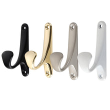 Load image into Gallery viewer, Aluminum Alloy Coat Clothes Hanger Wall Door Hanging Hook Key Holder Hat Scarf Handbag Storage Hanger Bathroom Rack Home Hardware
