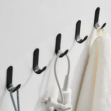 Load image into Gallery viewer, 5pcs Heavy Duty Carbon Steel Hooks Kitchen Bathroom Storage Rack Door Wall Clothes Hook Hanger Hanging Household Accessories
