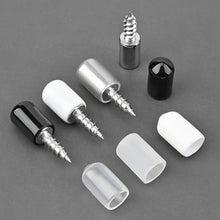 Load image into Gallery viewer, 8pcs Cabinet Board Support Screws with Antislip Cover Clapboard Nails Integrated Self Tapping Screws for Closet Board Loading Screws
