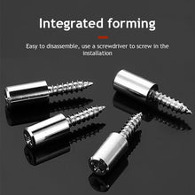 Load image into Gallery viewer, 8pcs Cabinet Board Support Screws with Antislip Cover Clapboard Nails Integrated Self Tapping Screws for Closet Board Loading Screws
